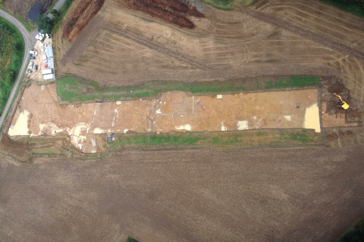 Archéologie du tracé des gazoducs Hauts de France