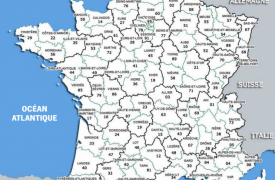 Carte pour localiser des sites gallo-romains