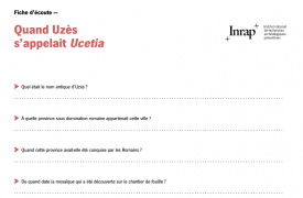 Fiche d’écoute : Quand Uzès s’appelait Ucetia