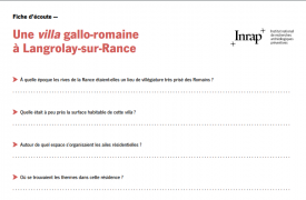 Fiche d’écoute : Une villa gallo-romaine à Langrolay-sur-Rance (Côtes d’Armor)